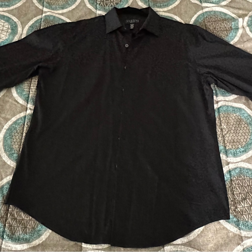 Large, Black Alfani Dress Shirt